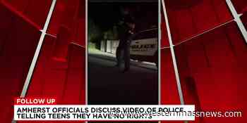 Amherst officials discuss video showing officers telling teens they didn’t have rights - Western Massachusetts News