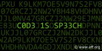 Code, Speech, and the Tornado Cash Mixer - EFF