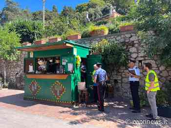 Nuova ondata di controlli da parte di Asl e carabinieri a Capri, sigilli al chiosco di bibite e gelati a Tragara - Capri News