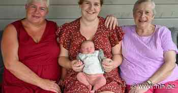 Sofie zorgt voor eerste (achter)(klein)kind en viergeslacht - Het Laatste Nieuws