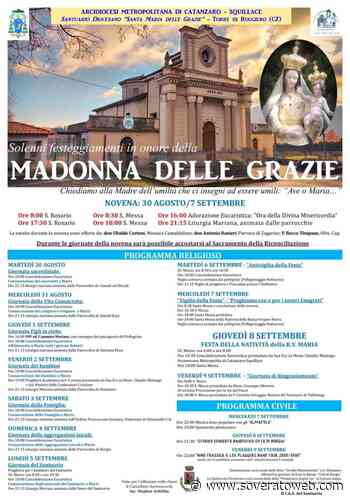 Torre di Ruggiero – Programma festa Madonna delle Grazie 2022 - Soverato Web