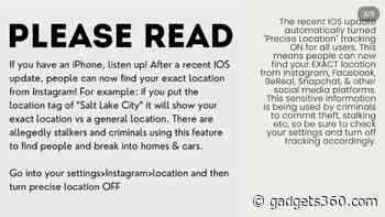 Instagram Precise Location: Viral Posts Spreading Misinformation Lead to Meme-Fest, Company Clarifies