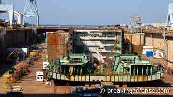 Ahead of shipyard ceremony, Navy and industry advocate for another aircraft carrier ‘block buy’