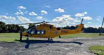 Air ambulance lands at A46 near Grimsby Morrisons - recap - Grimsby Live