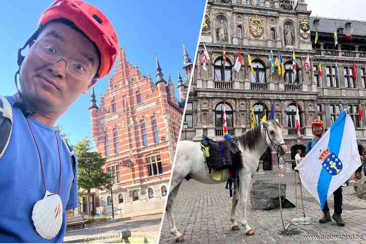 Geen vliegtuig of bus: Chinees Xu Zhixian (32) reist te paard van Europa naar Azië en maakt tussenstop in ons land