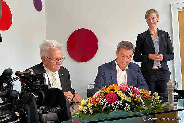 Treffen von Söder und Kretschmann in Ulm und Neu-Ulm - OB und Landräte fordern Anbindung an Wasserstoff-Fernleitungsnetz