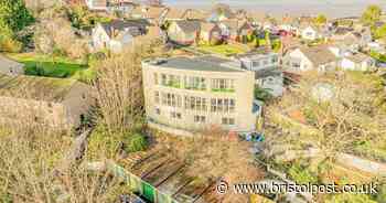 Quirky shaped hilltop home in Portishead with country views
