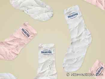 There are now cream cheese socks to go with your Montreal bagel shoes