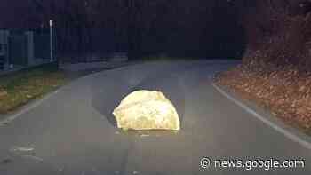 Frana: la strada per ora non riapre - Prima Lecco