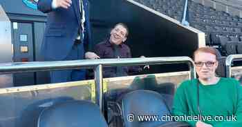 Disabled Newcastle United fan 'overwhelmed' at being special guest at St James' Park following hate crime abuse after game