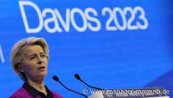 Weltwirtschaftsforum in Davos: Duell zwischen Ursula von der Leyen und Christian Lindner