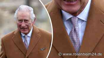 Modischer Monarch: Wer hätte König Charles dieses verwegene Accessoire zugetraut?