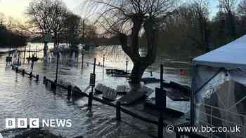 Bristol pub submerged underwater as River Avon burst its banks