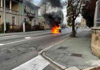 Auto in fiamme a Castellanza, salve mamme e figlio - varesenews.it