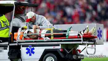 Bucs' Gage in hospital for concussion after hit
