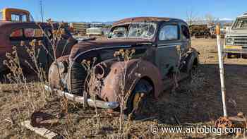 Junkyard Gem: 1938 Ford De Luxe Tudor Sedan