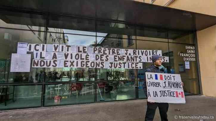 French protesters call for extradition of retired priest to Canada