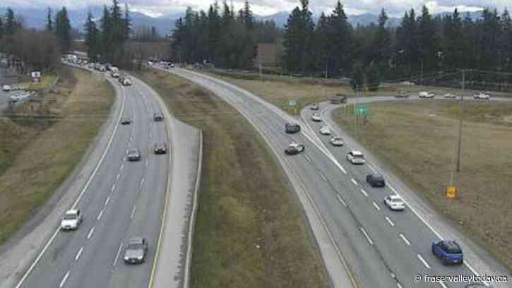 Highway 1 eastbound closed at Clearbrook in Abbotsford