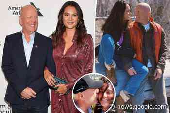 Emma Heming posts sweet PDA pic with Bruce Willis amid aphasia ... - Page Six