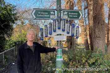 Beddington man makes laughing gas cannister decorations