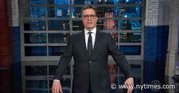 Stephen Colbert Is Charmed by Republican Concerns About Ron DeSantis