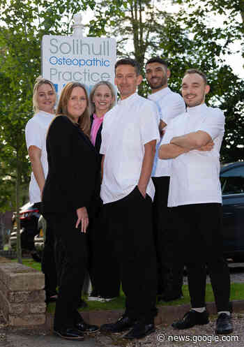 Solihull Osteopathic Practice named practice of the year at national ... - Solihull Observer