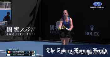 Match Highlights: Ysaline Bonaventure v Ekaterina Alexandrova - Sydney Morning Herald