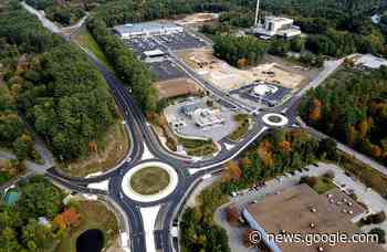 With unique design, traffic flows (mostly) through new roundabout in ... - Concord Monitor