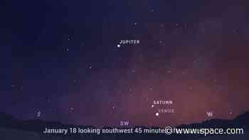 Watch Venus and Saturn begin joining up in the night sky this week