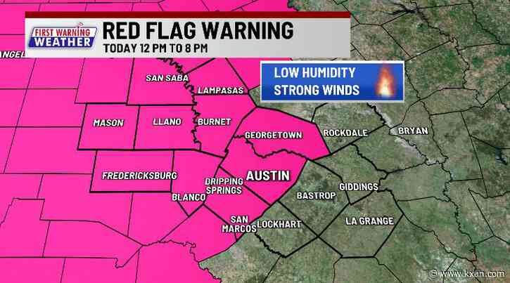 Focus quickly turns from morning rain to afternoon fire danger