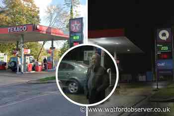 Kings Langley Hempstead Road petrol station in Dairy Milk ad
