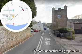 Several roads are closed after a building collapsed in Lancaster