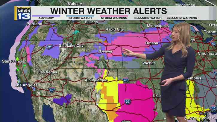 Wednesday is windy and cooler with mountain snow