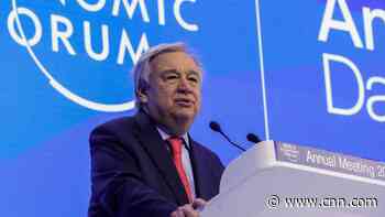 'Inconsistent with human survival': UN chief slams fossil fuel industry expansion in Davos speech