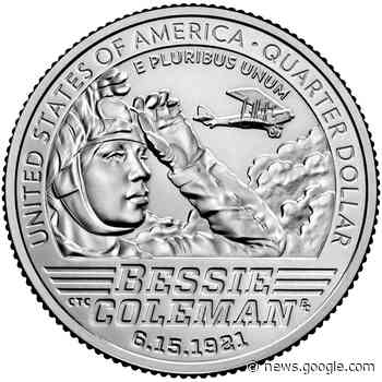 U.S. Mint issues quarter featuring aviation pioneer Bessie Coleman - Westfair Online