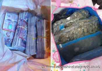 Man found with £20k and six bags of cannabis on side of M6