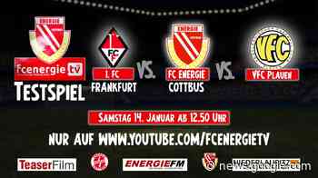 Live! Energie Cottbus testet gegen Frankfurt und Plauen - NIEDERLAUSITZ aktuell