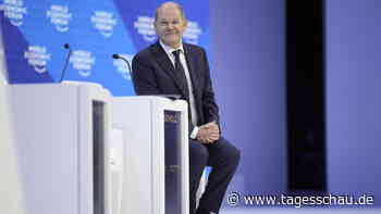 Kommentar zu Scholz' WEF-Rede: Der Kanzler als Marketingchef