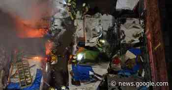 Brand in geïmproviseerd kamp in Brussel: 80-tal mensen leefde er ... - Het Laatste Nieuws