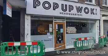 Man seriously injured in hospital after Newcastle city centre shop shutter crashes down on top of him