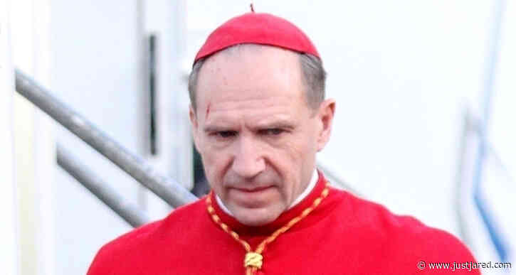 Ralph Fiennes Gets Into Character as Cardinal Lomeli on 'Conclave' Set in Rome