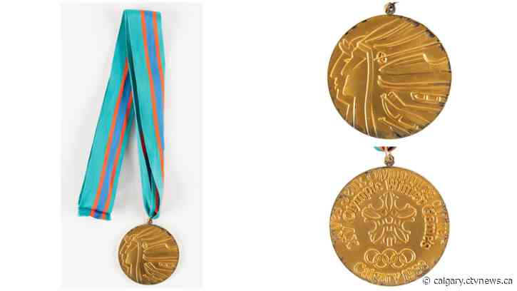 Calgary 1988 Olympic gold medal, uniforms and torches up for auction