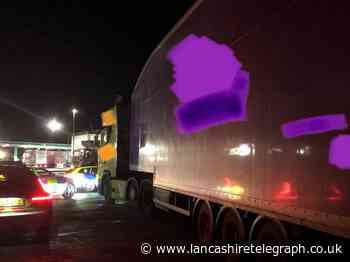 Police tipped off by neighbouring force about ‘erratic’ HGV