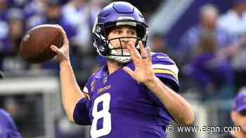 Vikings GM expects Cousins to return next season