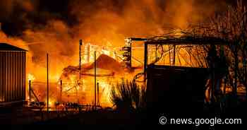 Tuinhuis in de as gelegd in Berkel-Enschot - BD.nl