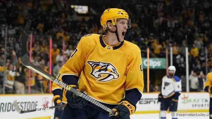 Predators forward McCarron reinstated by NHL/NHLPA assistance program