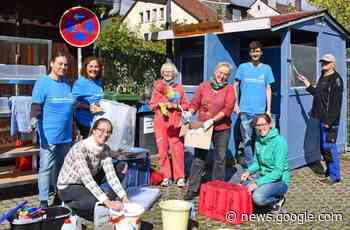 Helfer renovieren den Fairteiler in Eppelheim - Eppelheim ... - Schwetzinger Zeitung