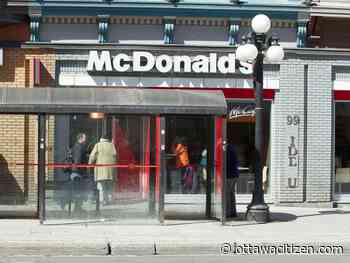 McDonald's restaurant on Rideau Street set to close at end of April