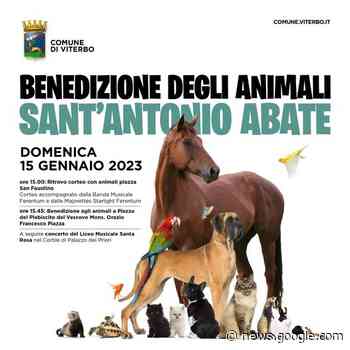 Viterbo - Benedizione degli animali del vescovo Piazza - Paolo Gianlorenzo