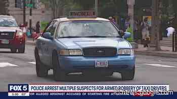 Police arrest multiple suspects accused of robbing taxi drivers in Langley Park - FOX 5 DC
